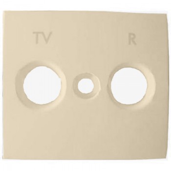 Лицевая панель для розетки TV-R слоновая кость legrand серии Valena